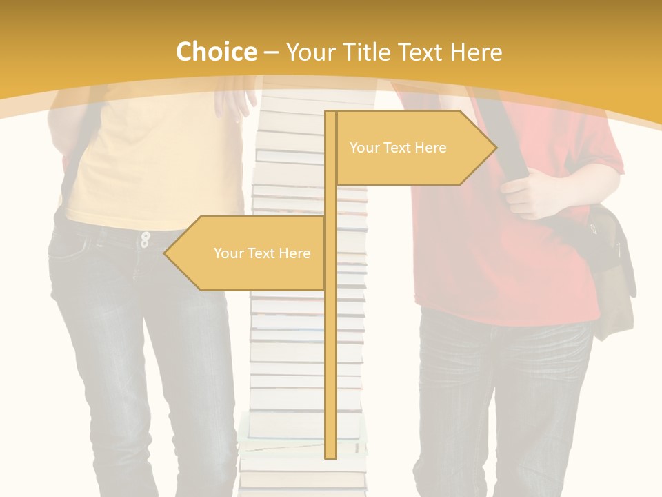 Student Teenage Person PowerPoint Template