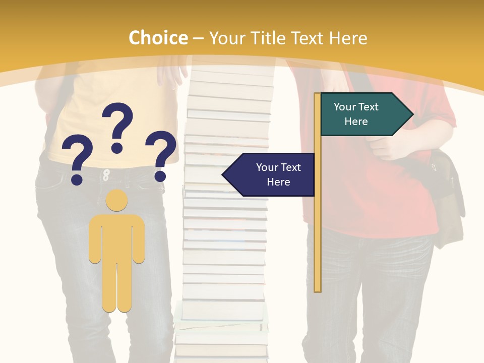 Student Teenage Person PowerPoint Template