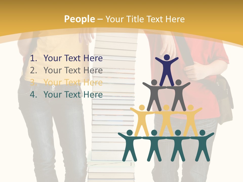 Student Teenage Person PowerPoint Template