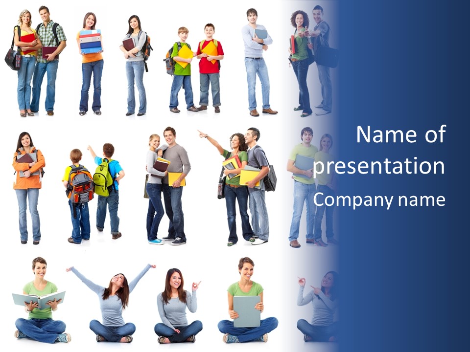 Study Pupils Lecture PowerPoint Template