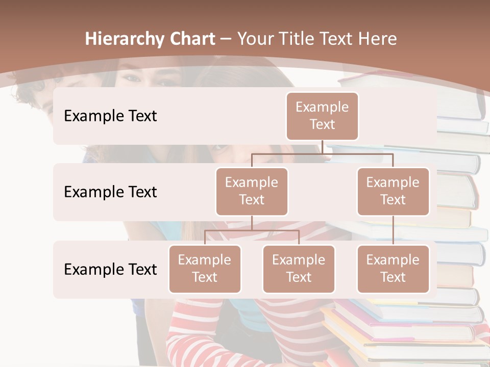 Educate Books Teens PowerPoint Template