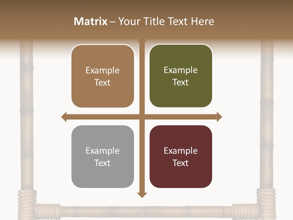 Blank Isolated Wood PowerPoint Template