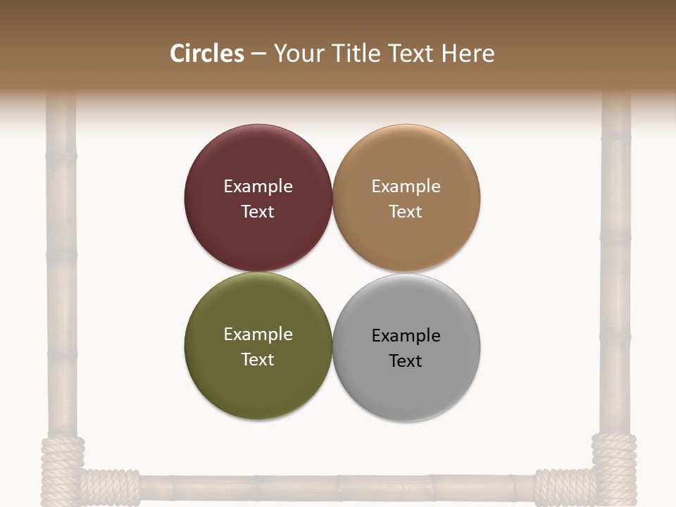 Blank Isolated Wood PowerPoint Template