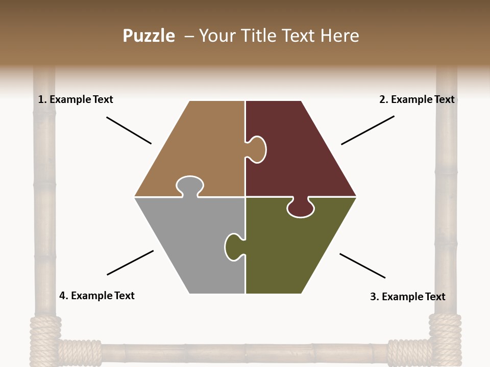 Blank Isolated Wood PowerPoint Template