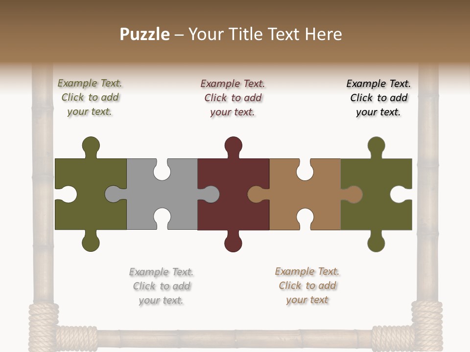 Blank Isolated Wood PowerPoint Template