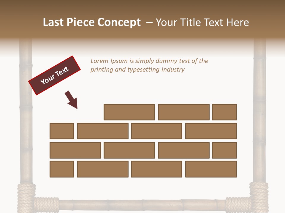 Blank Isolated Wood PowerPoint Template