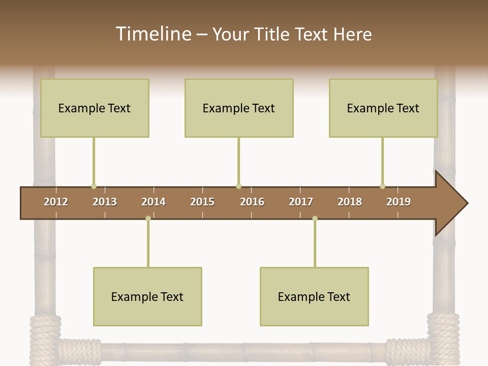 Blank Isolated Wood PowerPoint Template