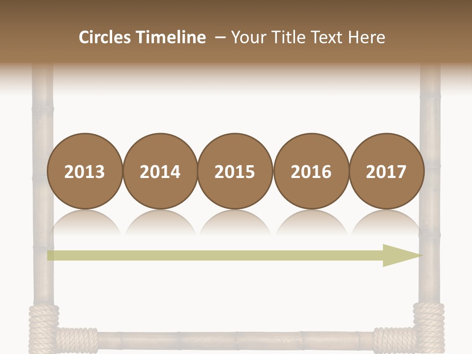 Blank Isolated Wood PowerPoint Template