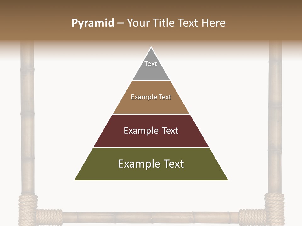 Blank Isolated Wood PowerPoint Template