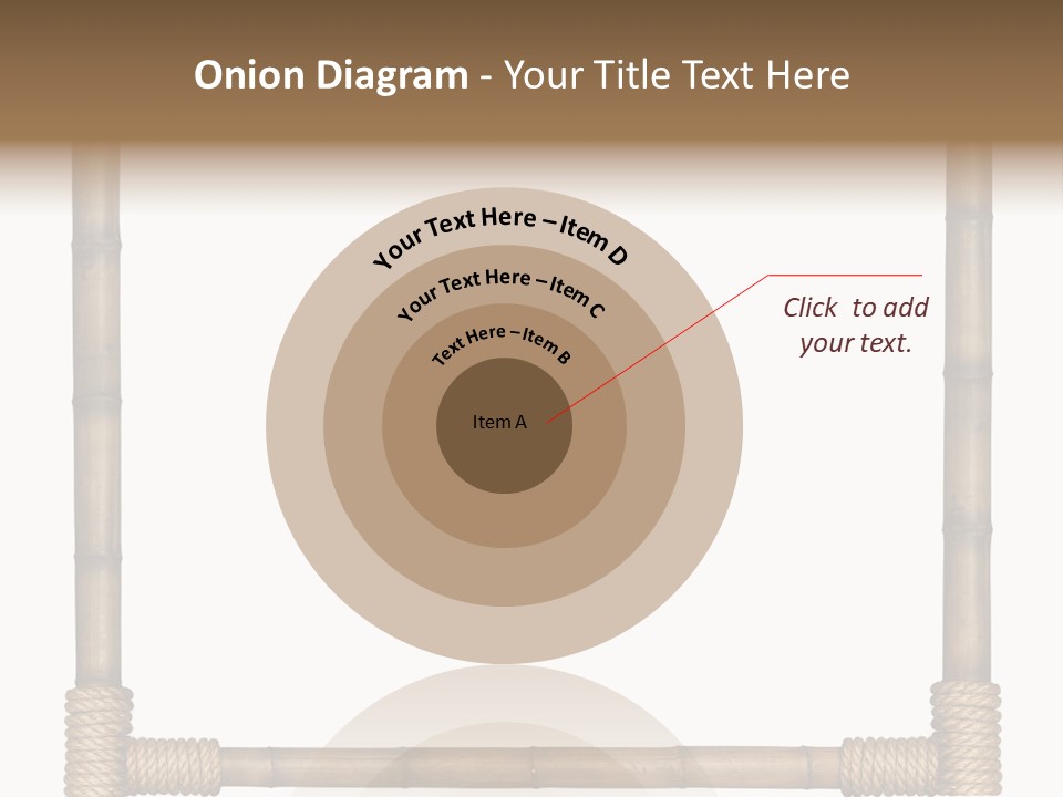 Blank Isolated Wood PowerPoint Template