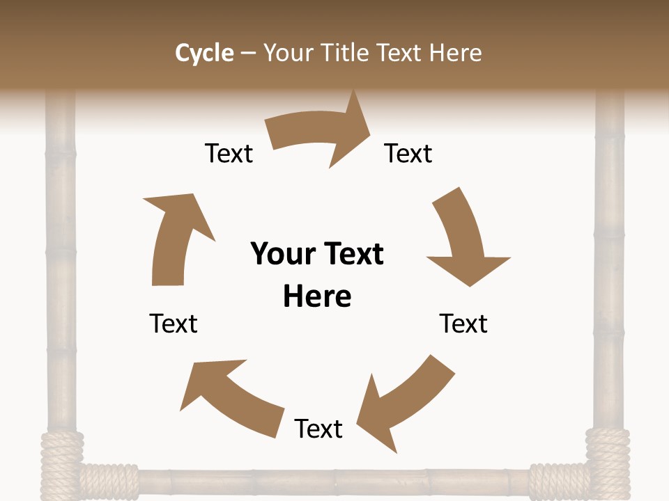 Blank Isolated Wood PowerPoint Template