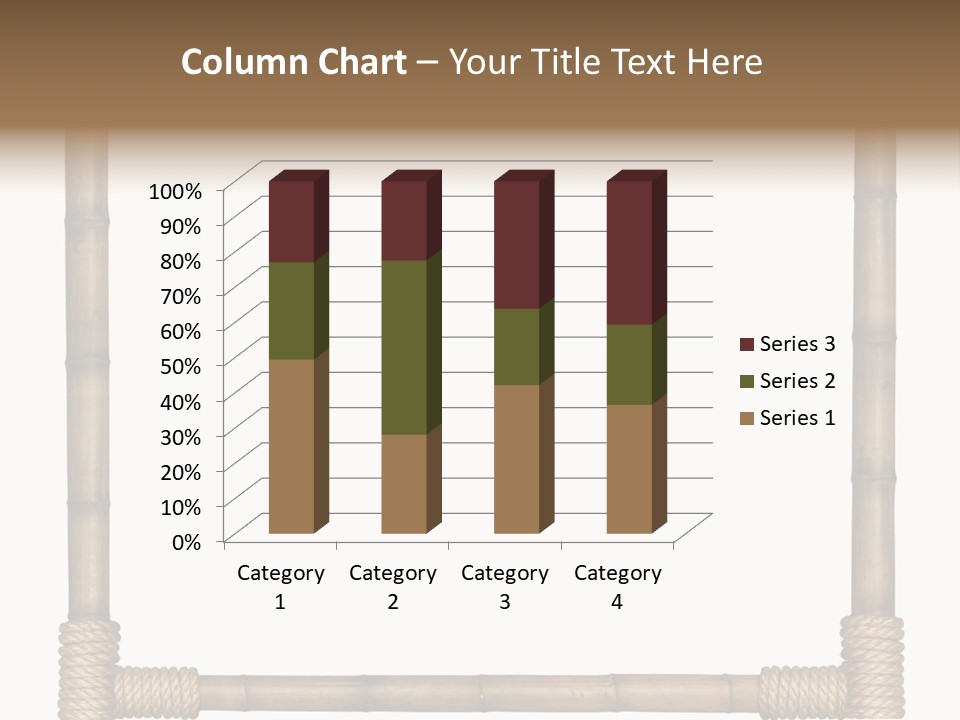 Blank Isolated Wood PowerPoint Template