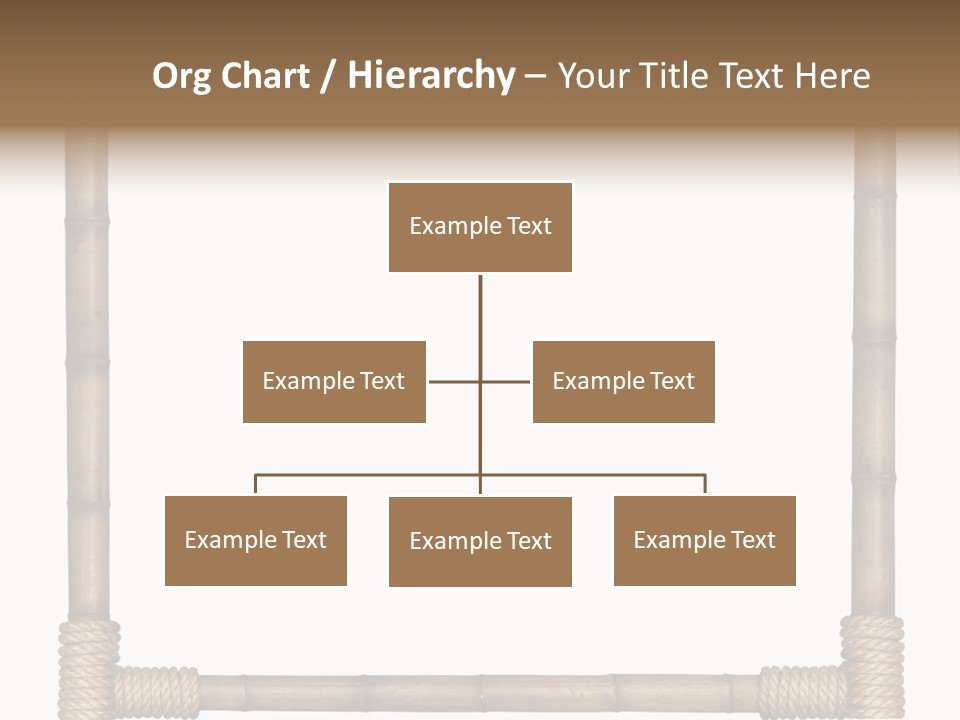 Blank Isolated Wood PowerPoint Template