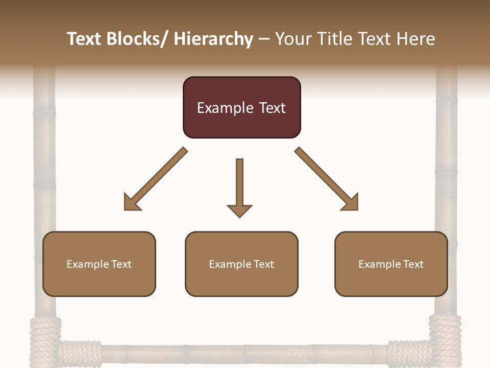 Blank Isolated Wood PowerPoint Template