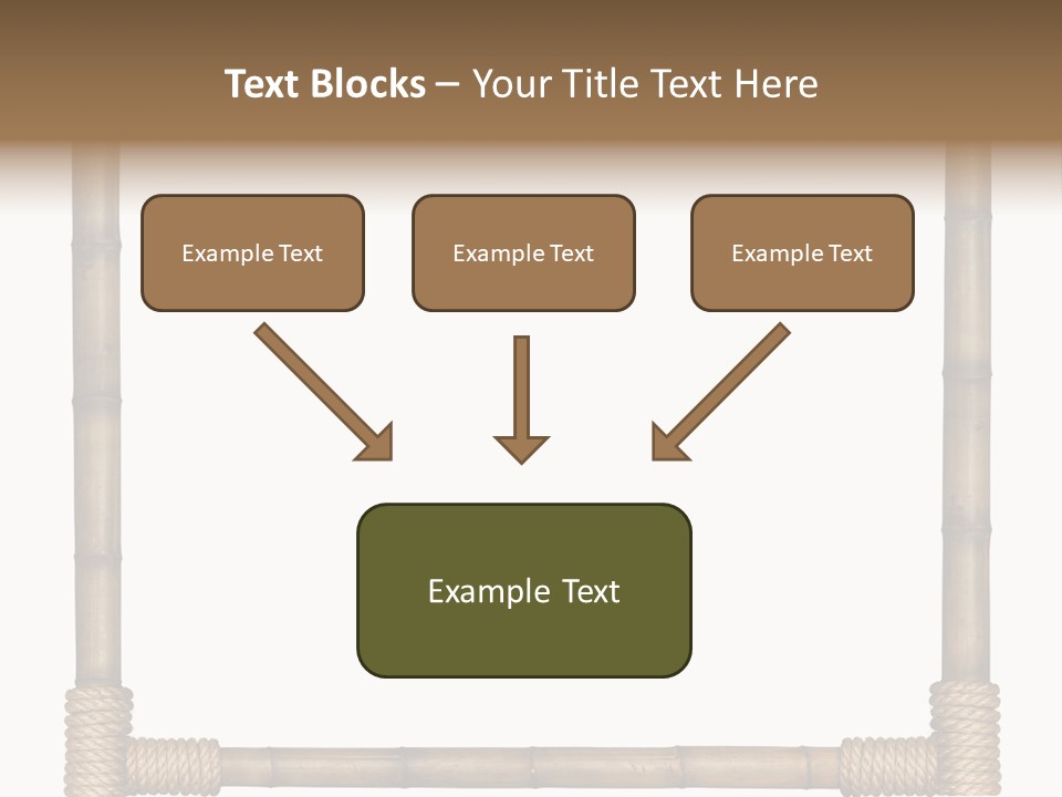 Blank Isolated Wood PowerPoint Template
