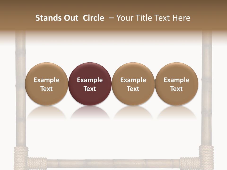 Blank Isolated Wood PowerPoint Template