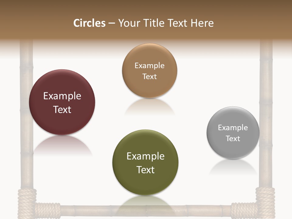 Blank Isolated Wood PowerPoint Template