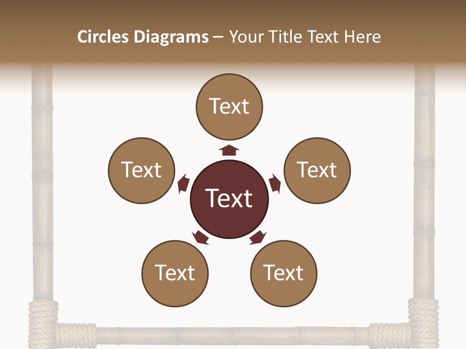 Blank Isolated Wood PowerPoint Template