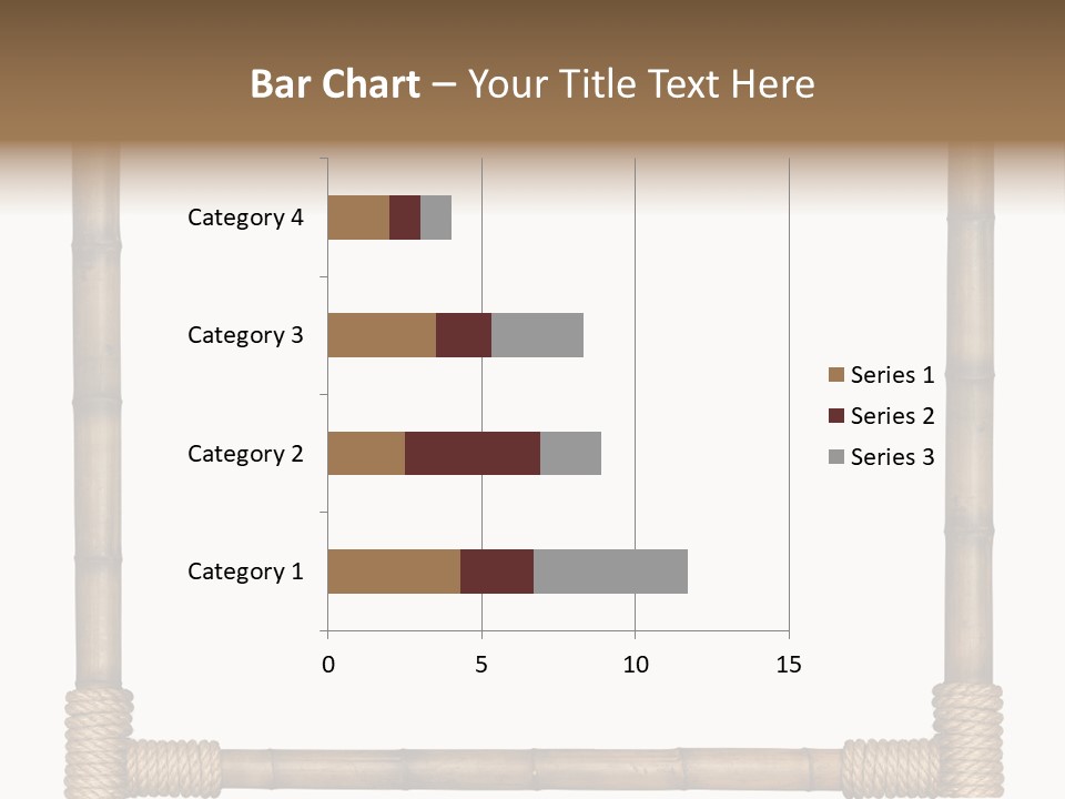 Blank Isolated Wood PowerPoint Template