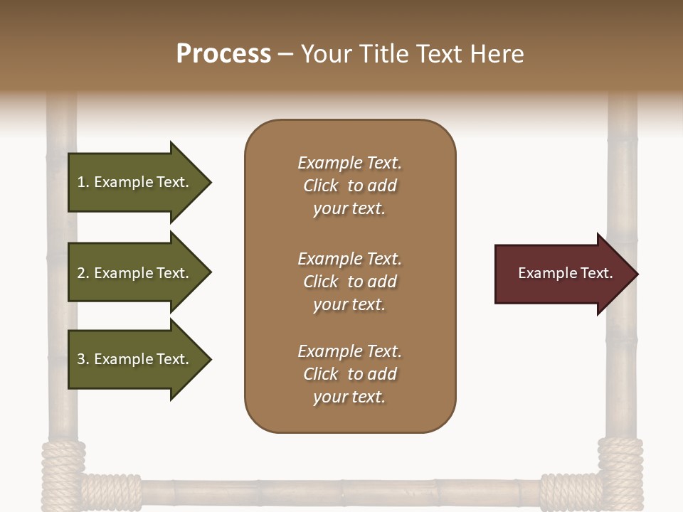 Blank Isolated Wood PowerPoint Template