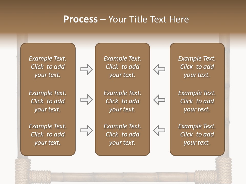 Blank Isolated Wood PowerPoint Template
