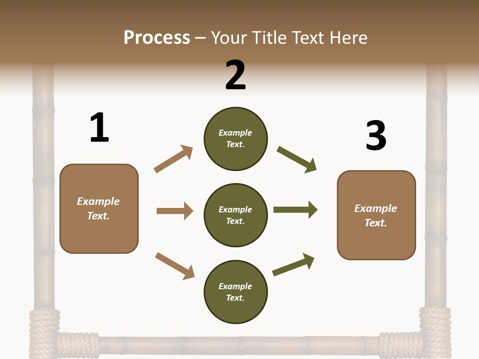 Blank Isolated Wood PowerPoint Template