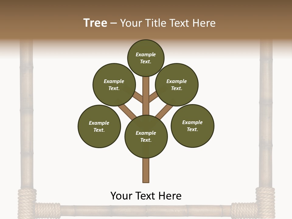 Blank Isolated Wood PowerPoint Template