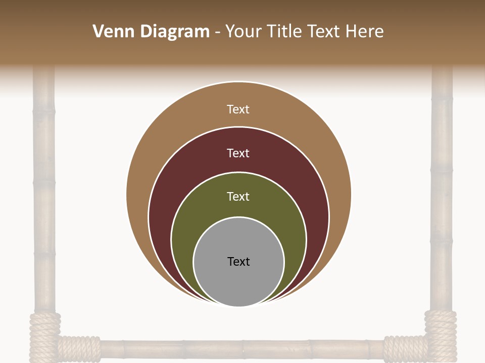 Blank Isolated Wood PowerPoint Template