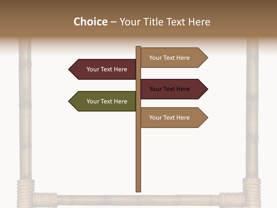 Blank Isolated Wood PowerPoint Template