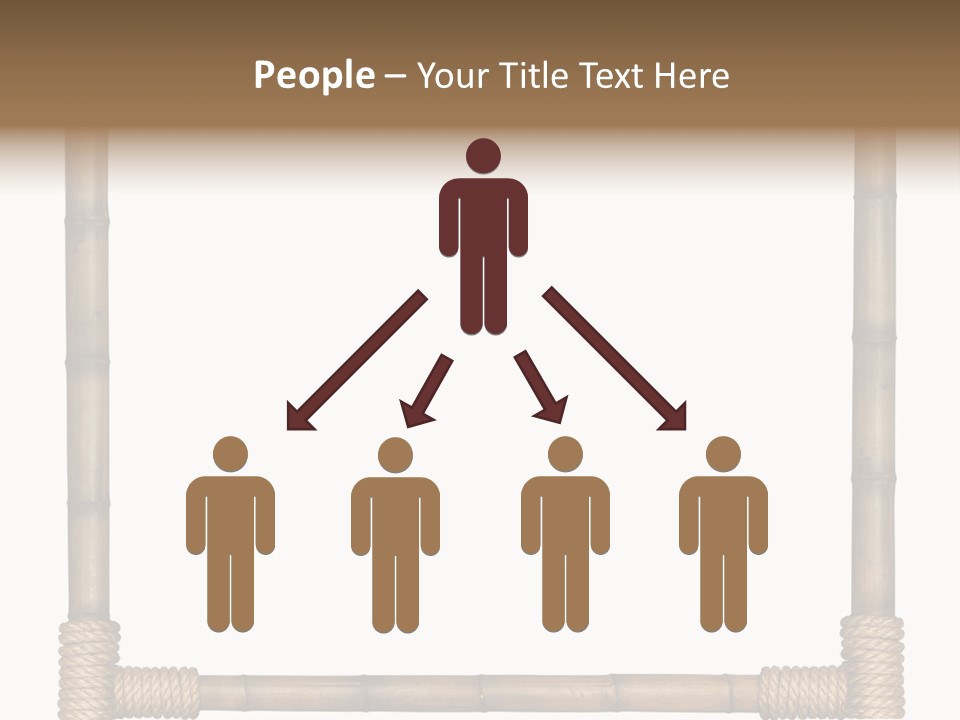 Blank Isolated Wood PowerPoint Template