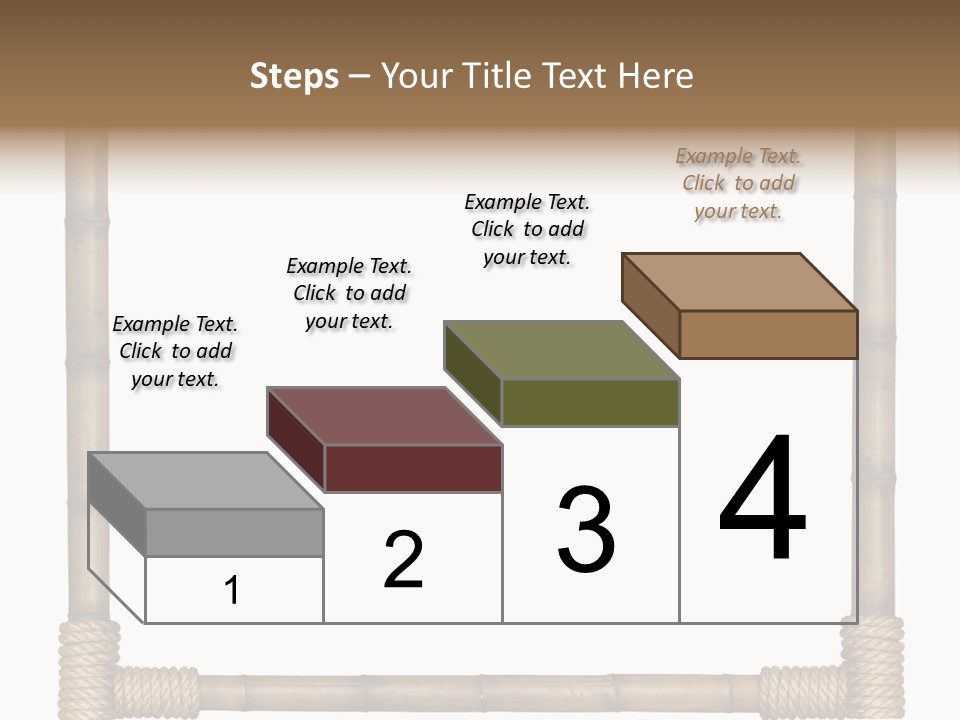 Blank Isolated Wood PowerPoint Template