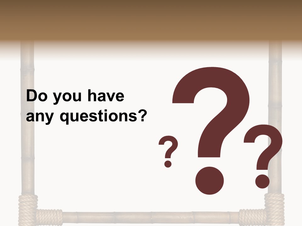 Blank Isolated Wood PowerPoint Template