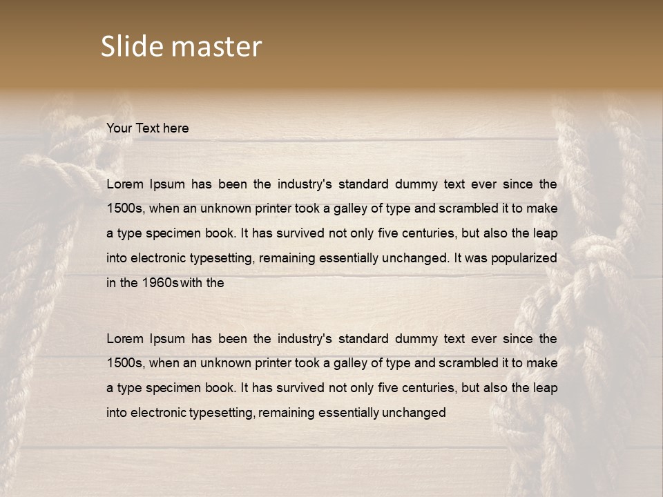 Decorative Sample Antique PowerPoint Template