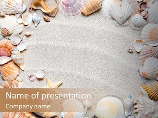Natural Sandy Texture PowerPoint Template