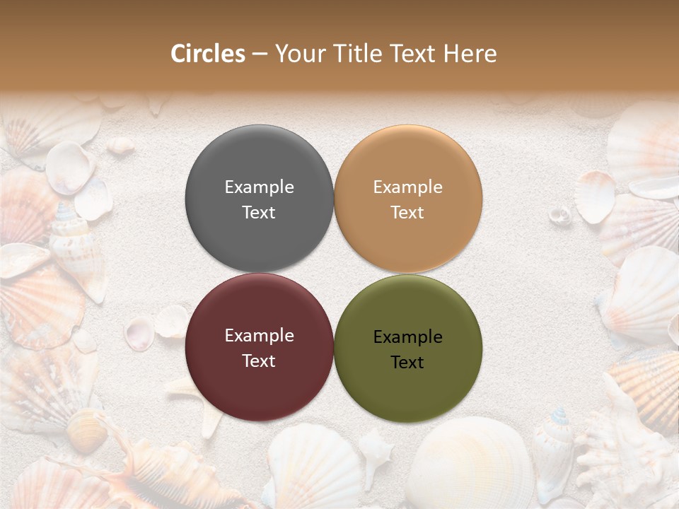 Natural Sandy Texture PowerPoint Template