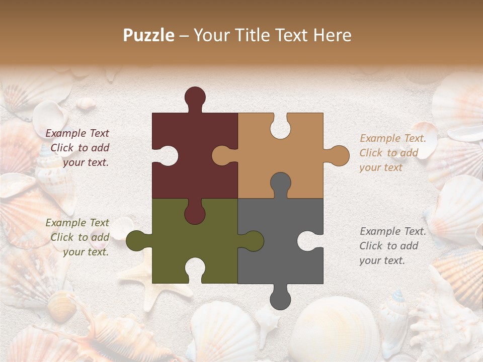 Natural Sandy Texture PowerPoint Template