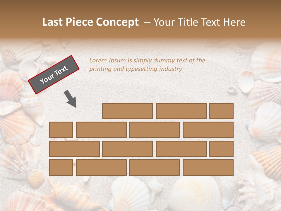 Natural Sandy Texture PowerPoint Template