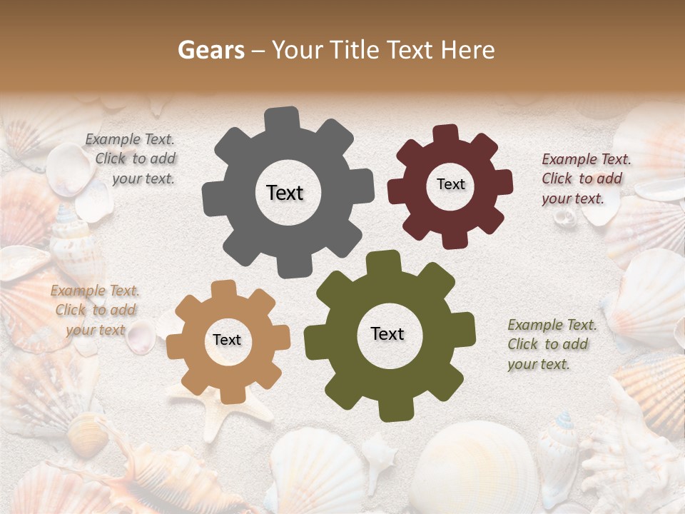 Natural Sandy Texture PowerPoint Template