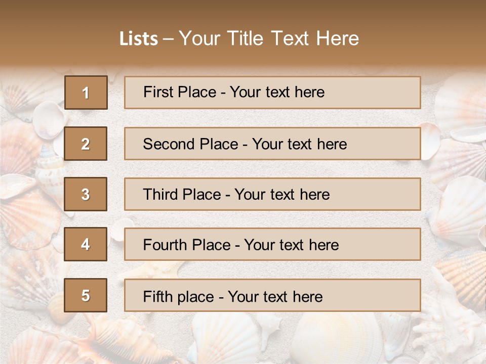 Natural Sandy Texture PowerPoint Template