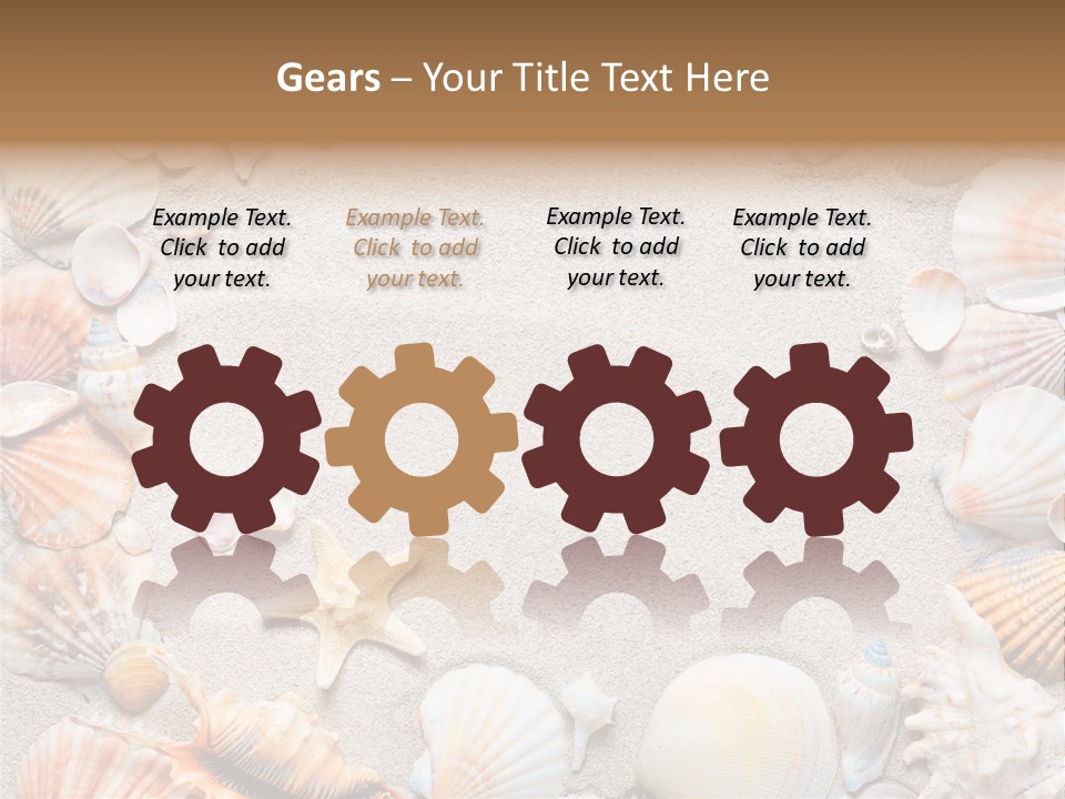 Natural Sandy Texture PowerPoint Template