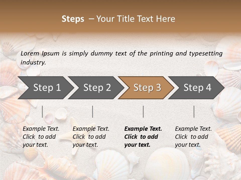Natural Sandy Texture PowerPoint Template