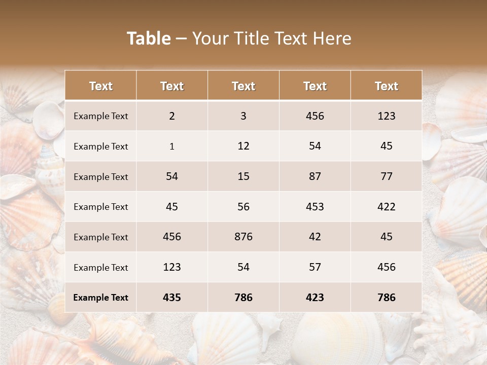Natural Sandy Texture PowerPoint Template