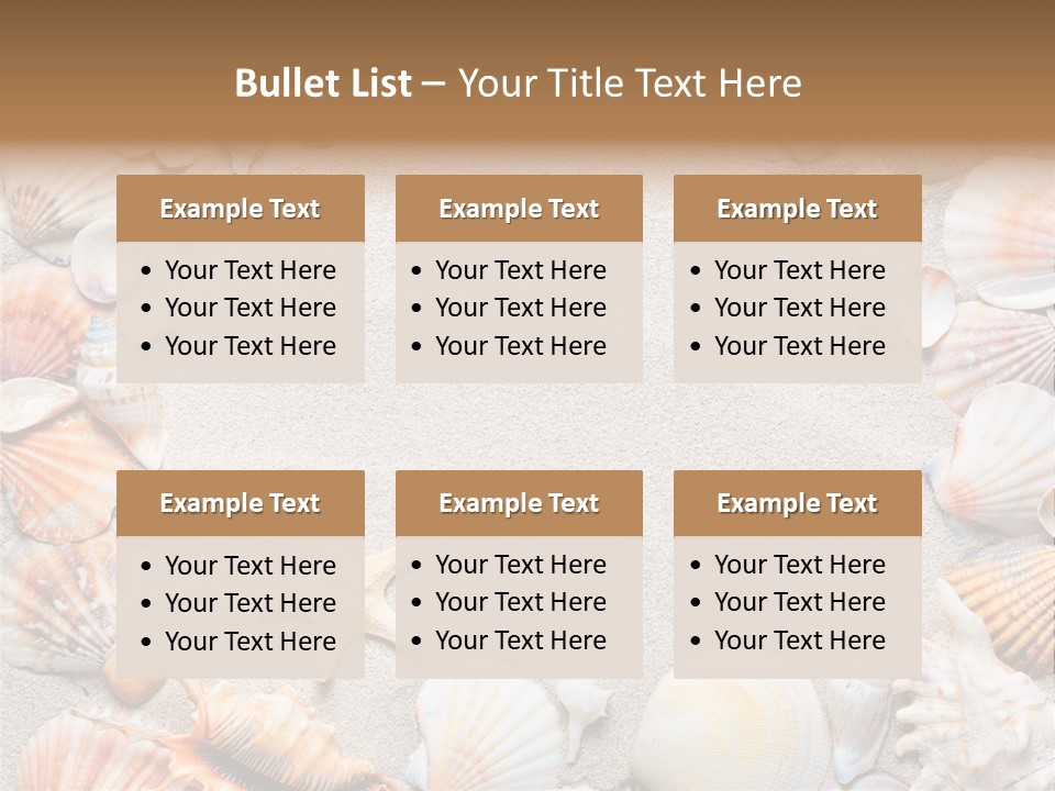 Natural Sandy Texture PowerPoint Template