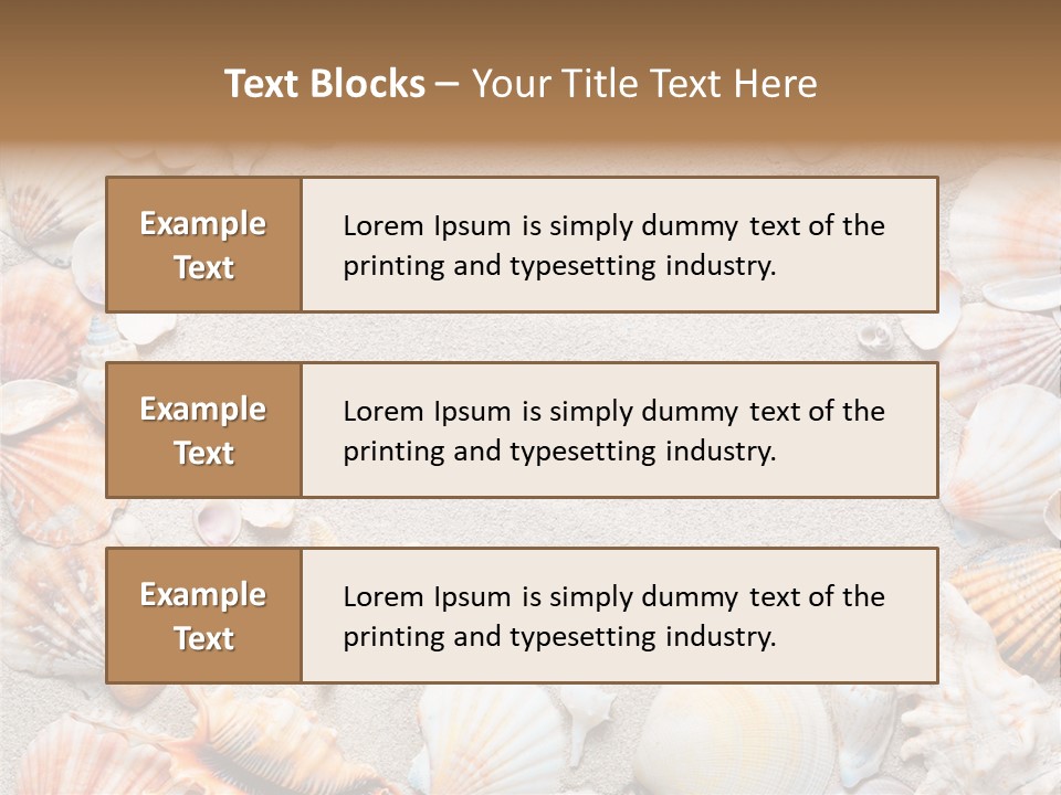 Natural Sandy Texture PowerPoint Template