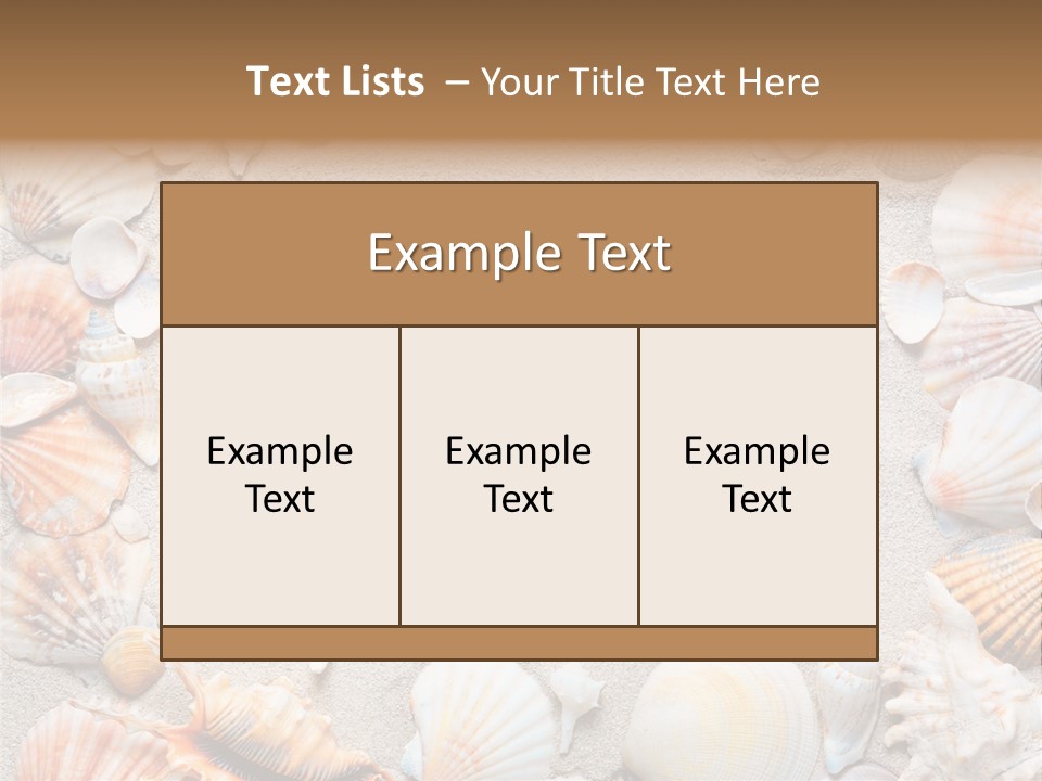 Natural Sandy Texture PowerPoint Template