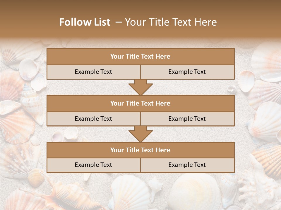 Natural Sandy Texture PowerPoint Template