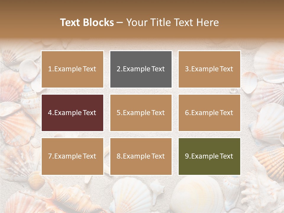 Natural Sandy Texture PowerPoint Template