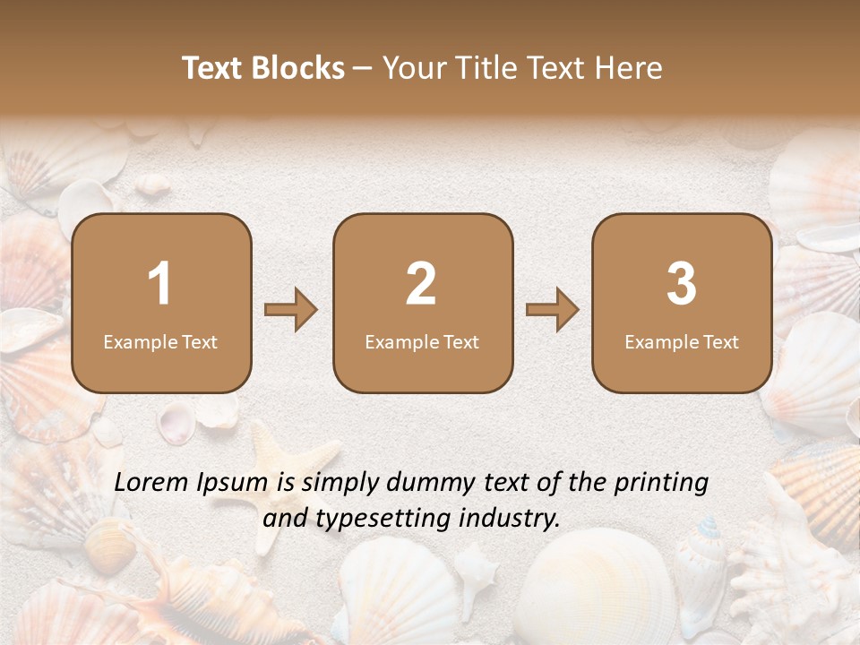 Natural Sandy Texture PowerPoint Template