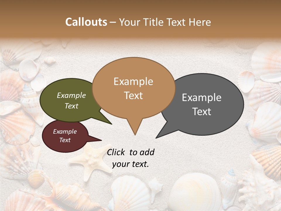 Natural Sandy Texture PowerPoint Template