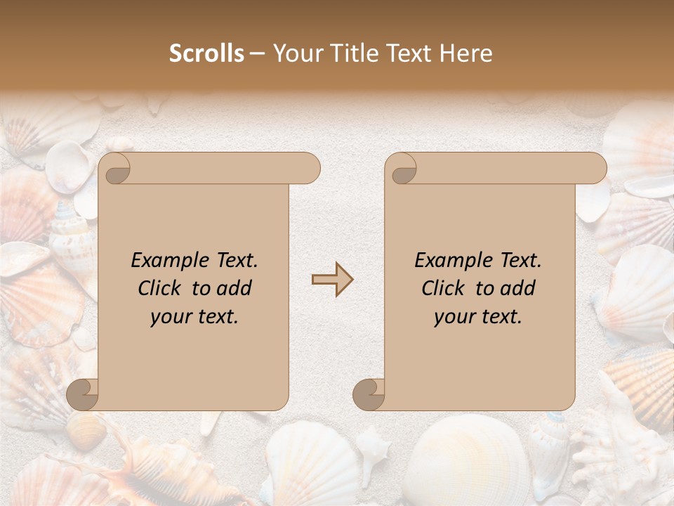 Natural Sandy Texture PowerPoint Template